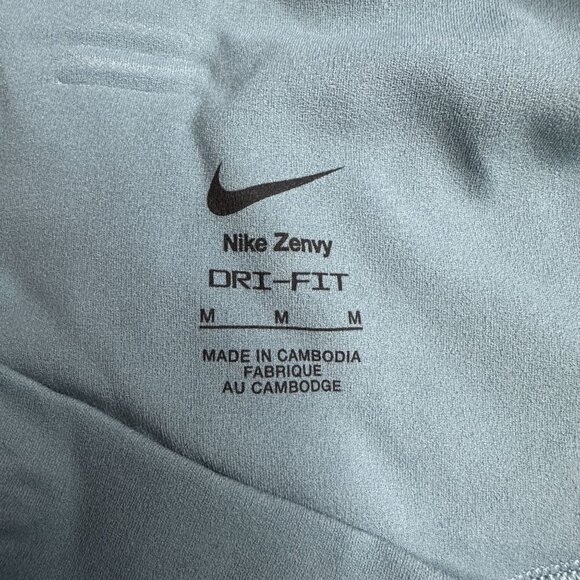 NWT Nike Zenvy Womens Training High-Rise 8" Shorts Size Medium (Teal) DQ6003-006 - Picture 10 of 16